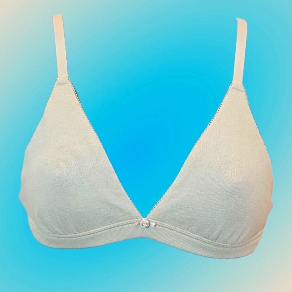 SKIMS Triangle Bralette in Mineral Color